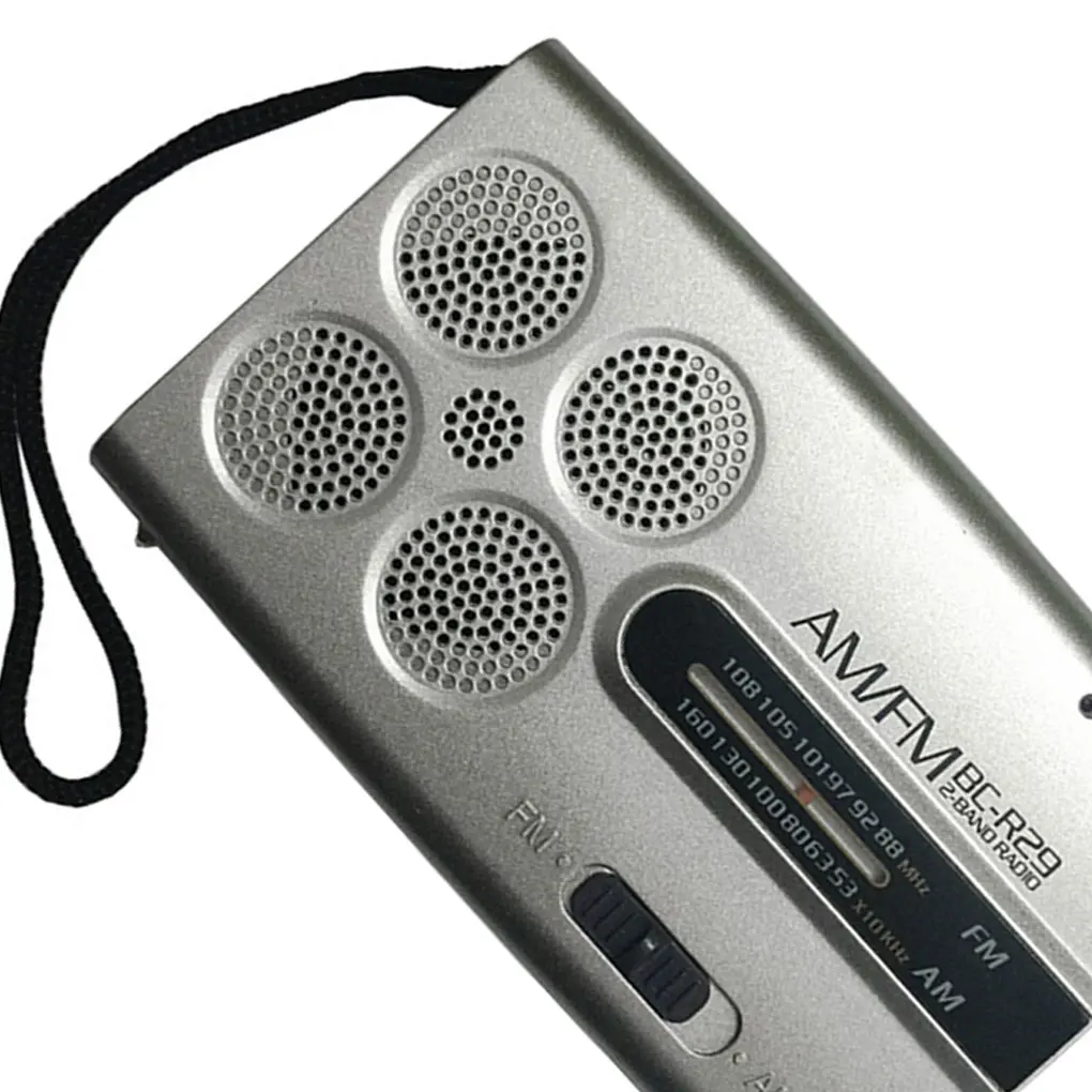 BC-R29 мини портативный радио Ручной AM FM радио стерео колонки музыкальный плеер двухдиапазонный приемник канал