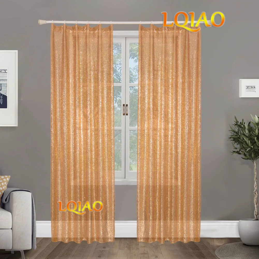 Gold Sequin Curtain-003