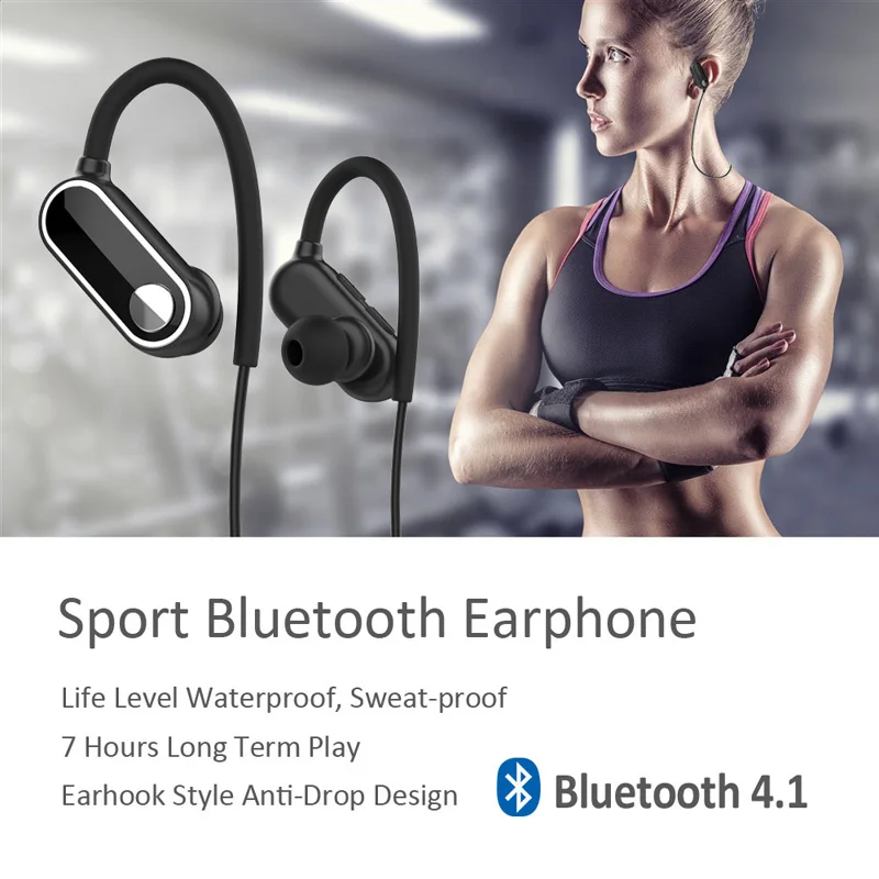 Orignal CSR sweatproof Sport Bluetooth Headphones Wireless headset Stereo Earphone for iphone samsung huawei xiaomi earbuds