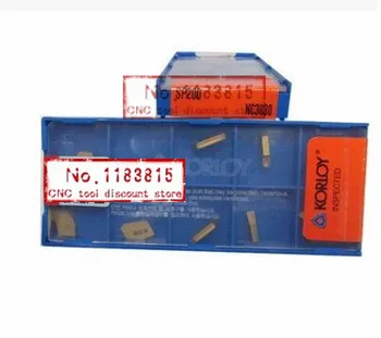 

10PCS Alloy blade single head slot blade, nc cutting blade SP200 NC3020 insert SPB32-2 SPB26-2 apply processing steel