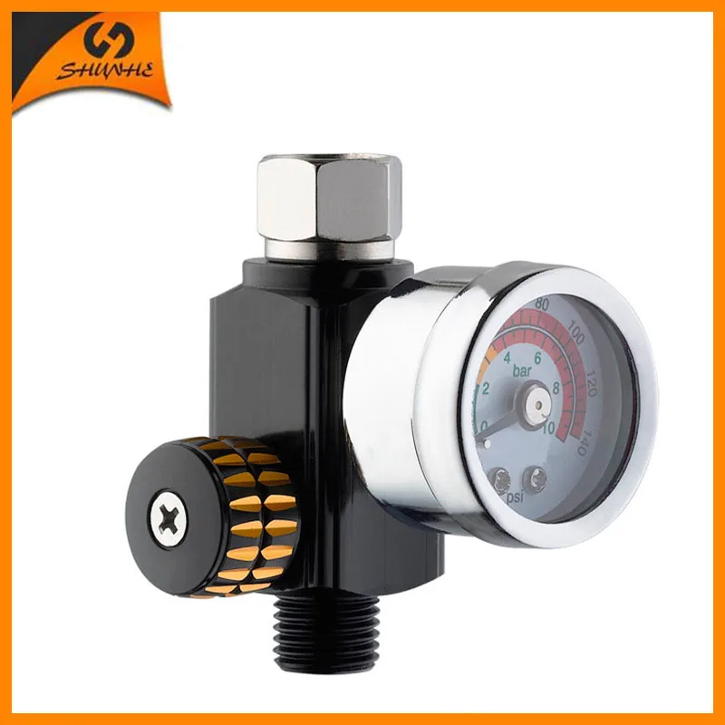 SAT0343 Pneumatic Tools Gauge Air Pressure Regulator Adjustable