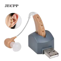 ZDB-100M цифровой невидимый слуховой аппарат перезаряжаемые за ухом Регулируемый усилитель звука