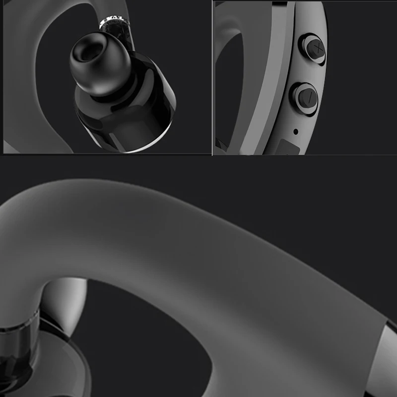 Bluetooth Headphone Noise Reduction Wireless Earphone Long Standby Headset for Driving Sports GDeals