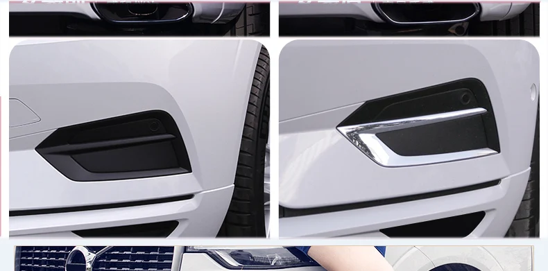 Lsrtw2017 abs СИД фары для планки chrome для volvo xc60