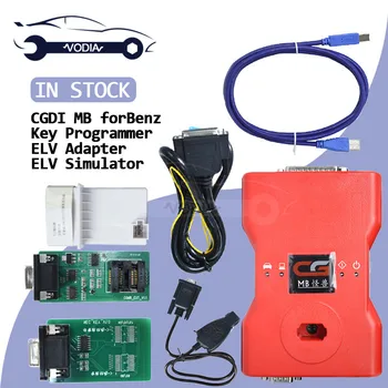 

Newest CGDI Prog MB ForBenz Key Lost Support All Key Lost Fastest Add Key With ELV Adapter&ELV Simulator CGDI Key Programmer