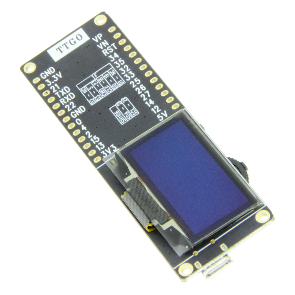 TTGO t восемь ESP32 SH1106 1 3 дюймовый oled дисплей IPEX 3D антенна 4 МБ SPI Flash Psram Packet Monitor WROVER