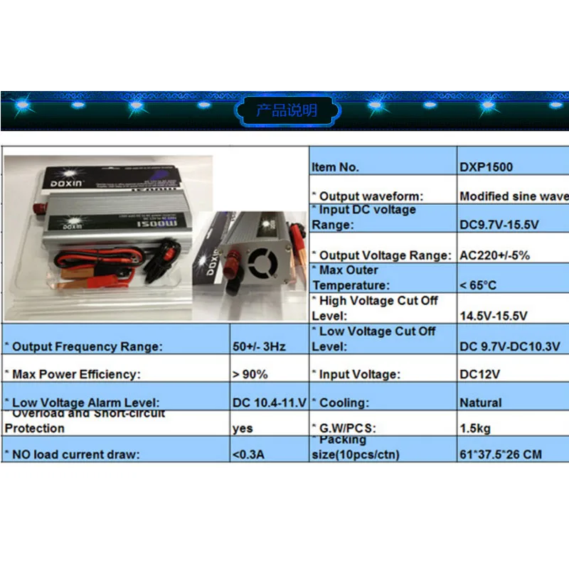 Power inverter car