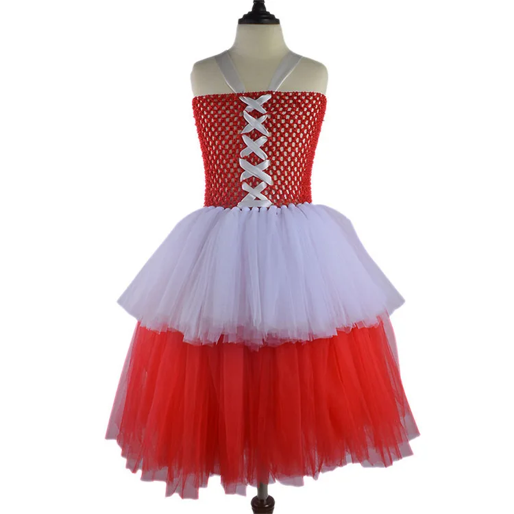 Дизайн, платье на день рождения для девочек 4, 5, 6, 7, 8, 9 лет, костюм на Хэллоуин с маленьким красным капюшоном, милые наряды на день рождения, платья-пачки для девочек