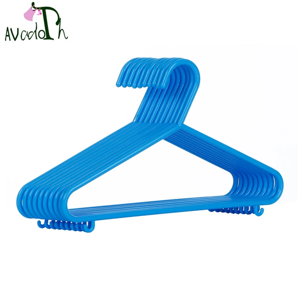 Kids Plastic Hangers Nursery Hangers With Hooks For Baby, Toddler, Kids