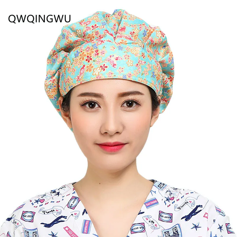 Doctor Surgical Scrub Cap for Women Adjustable Medical Caps Hospital