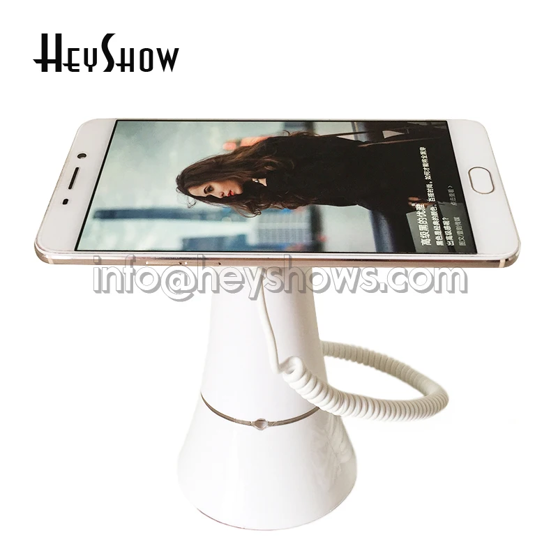 

10xCell mobile phone security display stand iphone alarm holder andriod phone anti-theft for smart phone retail store