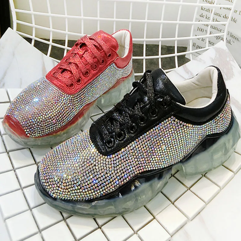 Primavera Champagne Mujeres Color Deportivos gun Lujo gold Moda Zapatos Las Ruiyee Deporte black Y De Nuevos red silver pink 2019 Otoño Casuales Mujer XgzFZq