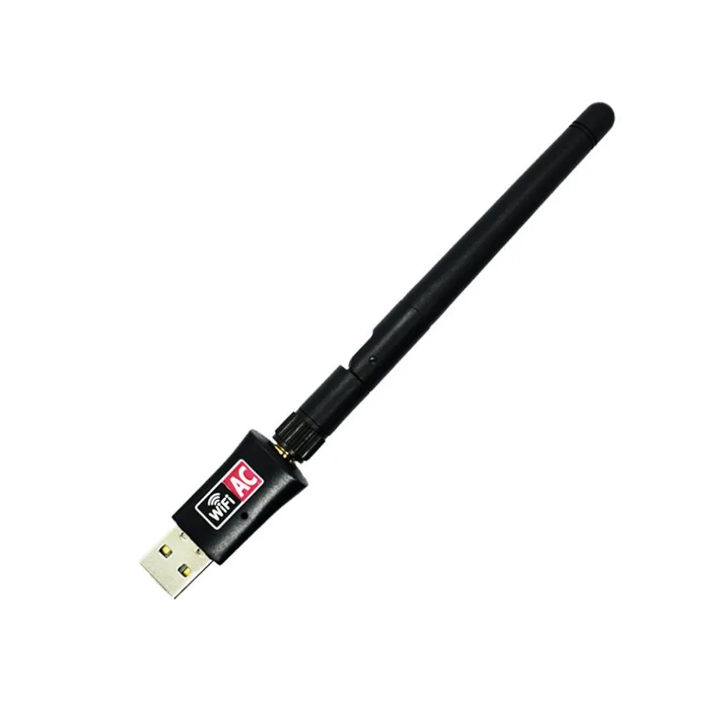 Портативный мини 600 Мбит/с 2,4 г/5 г двухдиапазонное подключение беспроводной USB Адаптер Wi Fi приемник Dongle домашней сетевой карты для ПК Leptop