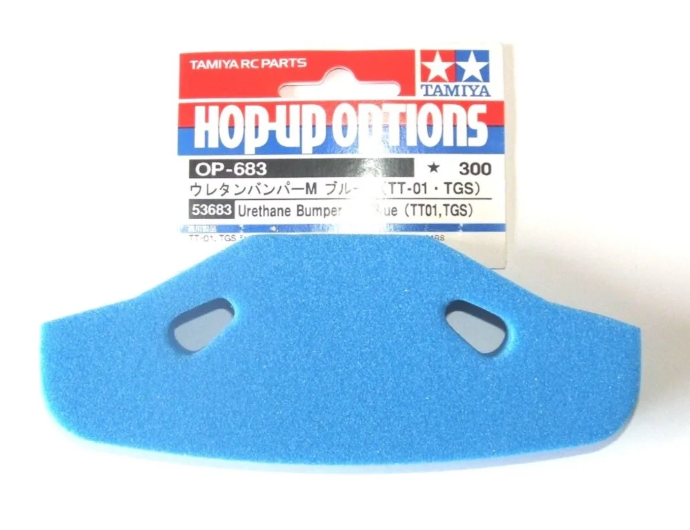 Tamiya 53683 RC автомобиль TT01/TT01E/TT02 Уретановый бампер M (синий) Hop Up запчасти OP683|Детали и
