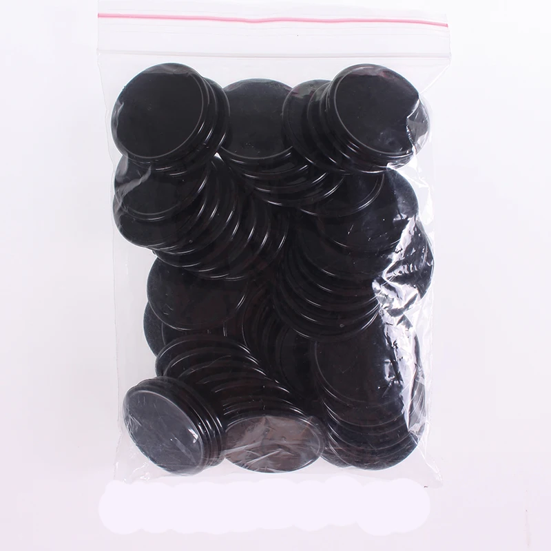 PS Plastic Chips Markers Token Poker Chips Plastic Game Coins For Family Club Board Games Teaching 9 Colours 100Pcs 25mm 37mm