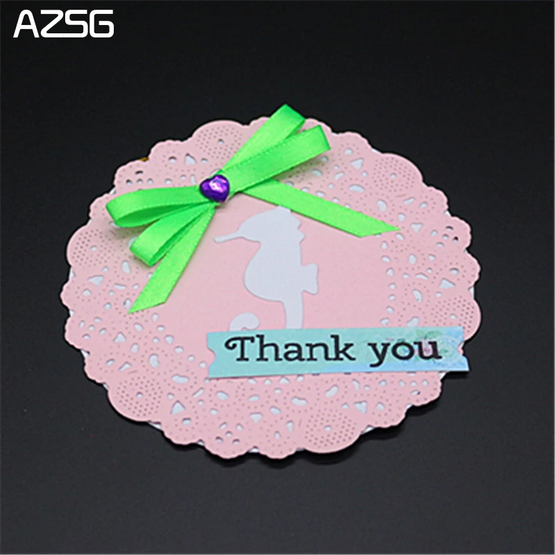 

AZSG Floral Pattern Metal Cutting Dies for Scrapbooking Photo Album Embossing DIY Paper Cards Making Decorative Stencil Craft