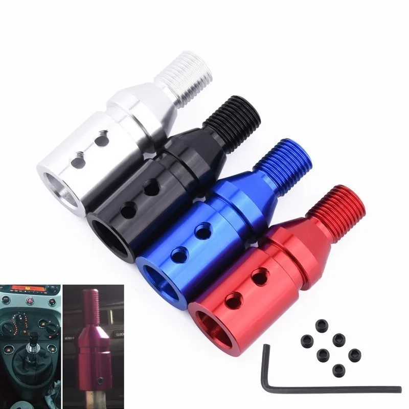 

SPEEDWOW Universal Aluminum Shift Knob Adapter Car Shift Knob Boot Retainer Adapter For Non Threaded Shifters M12x1.25