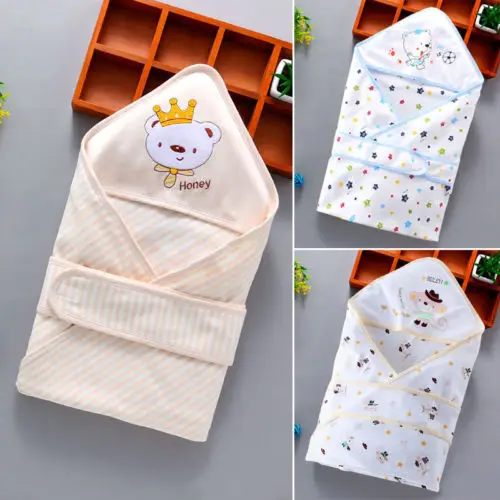 

90*90cm Baby Kids Cotton Muslin Swaddle Soft Sleeping Blanket Wrap Bath Towel