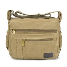 Популярная классическая мужская сумка через плечо, Мужская винтажная парусиновая школьная Военная дорожная сумка, сумка-мессенджер, сумка-мессенджер, сумка высокого качества