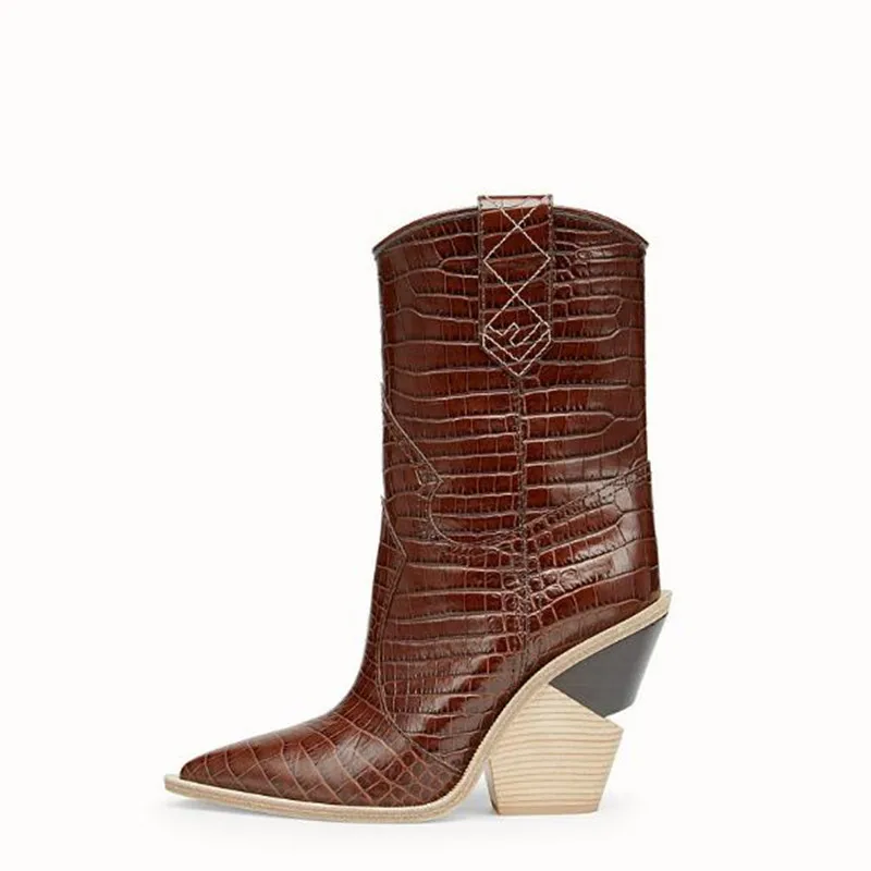

Spring and Autumn Europe and the United States fashion high-heeled women's boots Plus Size Pointed Middle tube Women Shoes