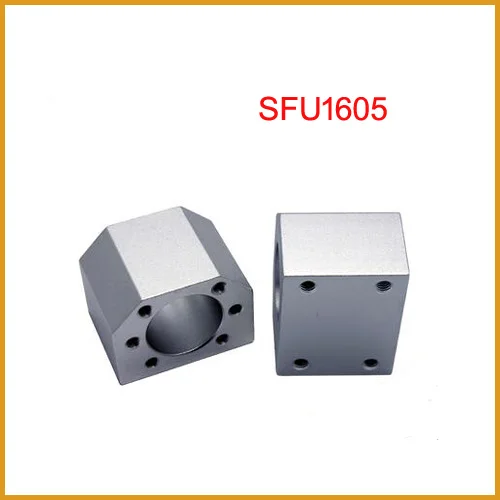 

Free shipping aluminium alloy ballscrew nut housing bracket holder fit for SFU1605 SFU1610 ball screw
