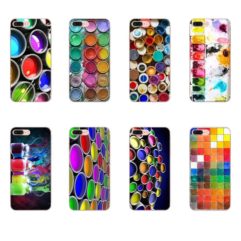 

Er Watercolor Set Paint Box Soft Protector Cases For Xiaomi Redmi Mi Note 7 8 9 SE Pro Lite Go Play