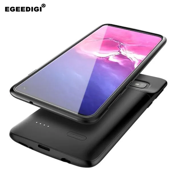 Egeedigi 5000mAh For Samsung Galaxy S10 Plus Battery Charger Case External Portable Backup Power Bank Case