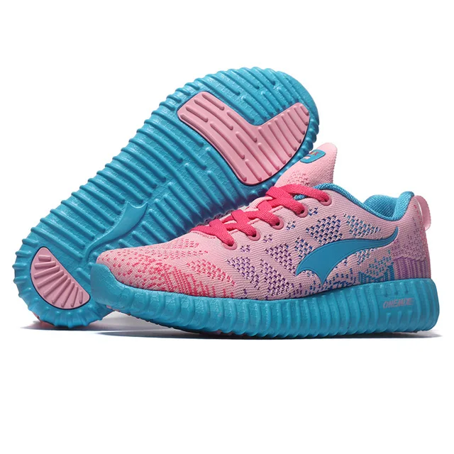 ONEMIX, женская обувь для бега, дышащая уличная белая спортивная обувь, Прогулочные кроссовки для бега, розовые летние Трекинговые ботинки, Размеры 35-43 - Цвет: 16 color
