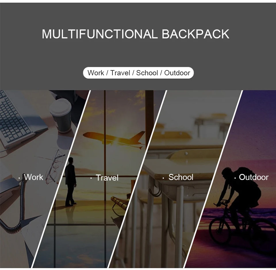 Mens Backpack 15.6 Inch Laptop Backpacks Male Notebook Back Pack USB Charging Travel Bagpack Student Waterproof Women Style Bags (4)