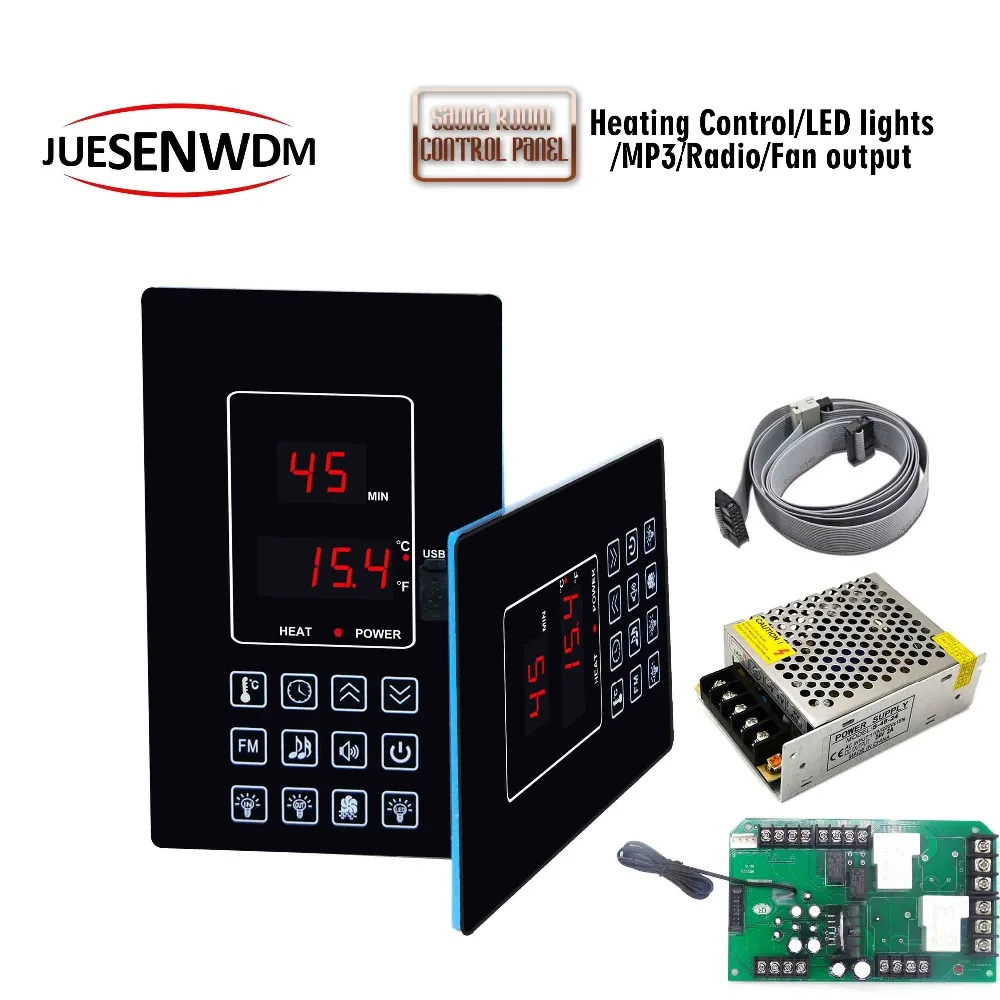 

30A relay dry/wet sauna Timing Sauna control panel for heating thermostat Temperature Sensor