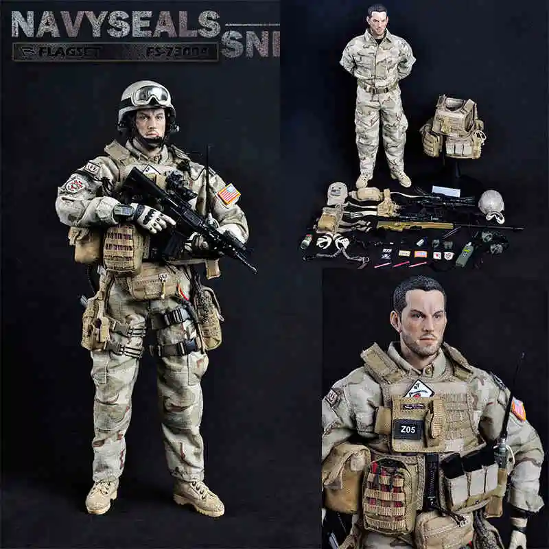 

1/6 Soldier Sodel US Navy Seal Sniper FS73004 Containing Body Male Military Model For Gift