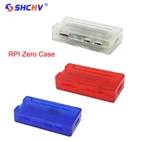 New Raspberry Pi Zero W Case Red Blue Black ABS Plastic Box GPIO Reference Case for RPI Zero 1.3 W