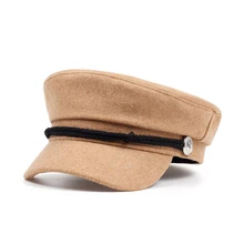 VORON, дизайн, женский и мужской берет, шапка, модная, плоская, темно-синяя, береты, шапка, шапка, брендовые шапки, Повседневные шапки