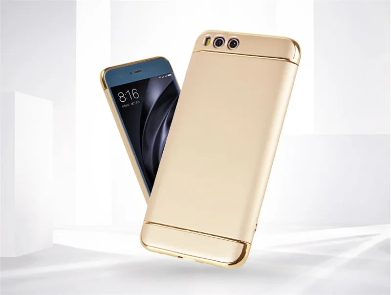 Пластиковый чехол для телефона Xiaomi Mi 6 Global plaing Plain Cover 128 Гб 64 жесткий бизнес задняя