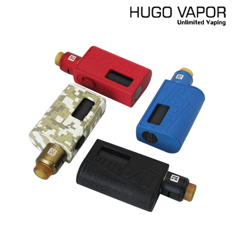 

New Brand Original Hugo Vapor Squeezer Kit BF Squonk Vape Vaporizer with N BF RDA Mechanical Box Mod Kit Fit 18650/20700 E Cigs