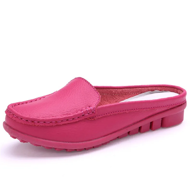 MVVJKE/летние шлепанцы из натуральной кожи для женщин; босоножки на низком каблуке; удобная обувь разных цветов для женщин