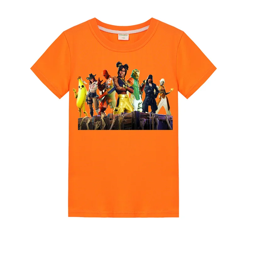 

summer Summer Children T Shirt fashion Baby Boy Girl Cartoon Tops Kid Toddler Marshmello Short Sleeve T-shirts Unisex Clothes