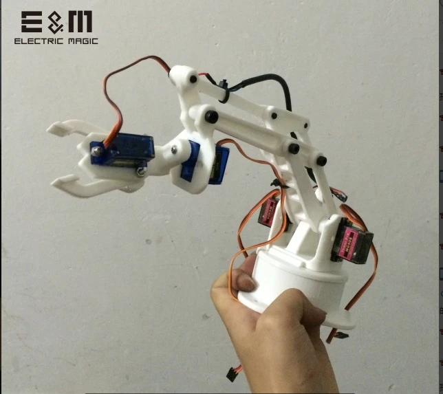 

E&M 3D Printing ABB IRB460 Industrial Robot 4 Shaft Stacking Robot Manipulator Arm Hand Model CNC Four Degrees Freedom DIY Kit