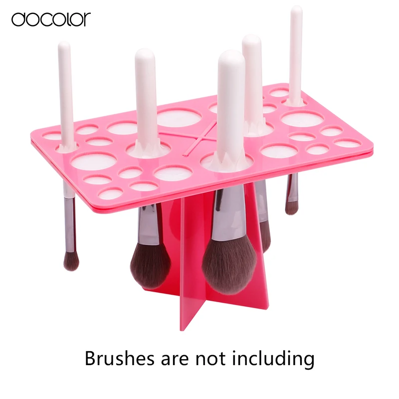 Docolor make up brush organizer Stand Tree Dry Brush holder Brushes