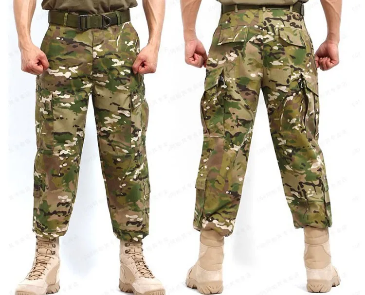 Камуфляжные брюки-карго, военные, тактические, панталоны, армейский Стиль, тренировочные брюки, мужские уличные рабочие брюки размера плюс
