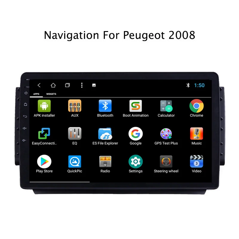 Top NAVITOPIA 9inch 2G RAM 32G ROM Android 8.1 Car DVD Multimedia GPS Navigation for Peugeot 2008 3