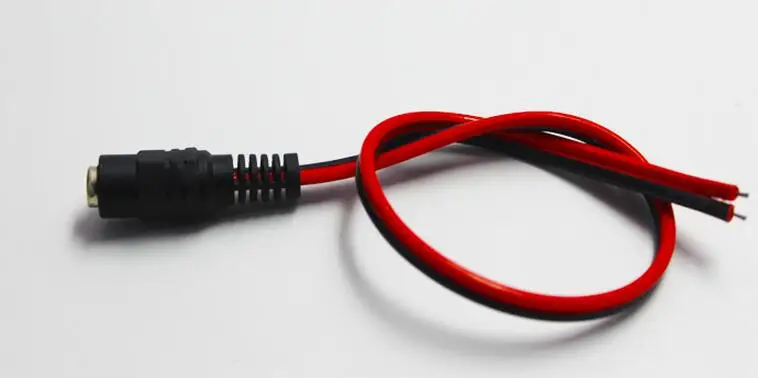

DC 5.5 x 2.1mm Female cable adapter for power supply For CCTV Camera or LED Strip Light ,min:1pcs