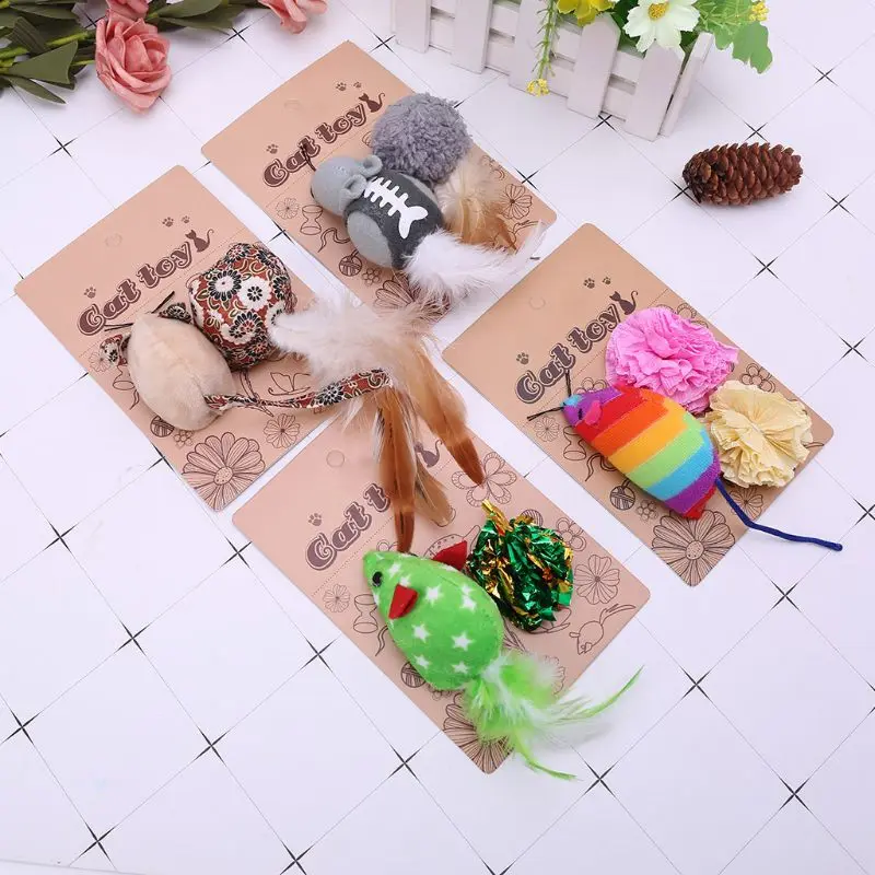 Мыши Животное кошка nip InteractiveToy Рождество товары для питомцев игрушка