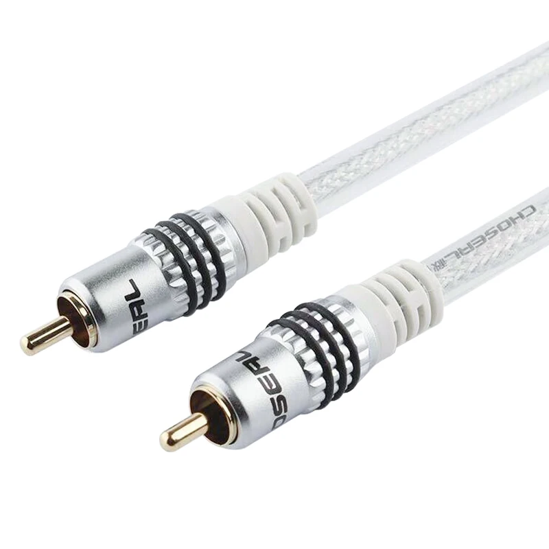 Choseal 30th anniversary QS6771 RCA Subwoofer Speaker Cable Digital Coaxial Audio Cable