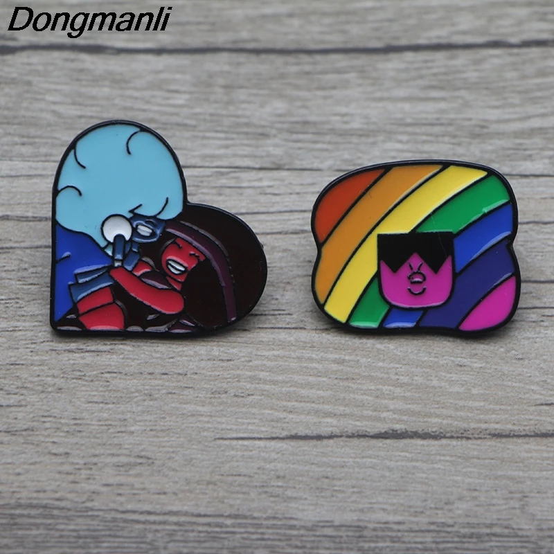 

L3681 Steven Universe Metal Brooches and Pins Enamel Pin for Backpack Bag Badge Brooch T-shirt Collar Jewelry 1pcs