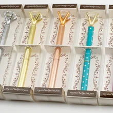 Роскошный большой флеш-накопитель со стразами с Ручка pe коробка шариковые ручки для письма для офиса, школы