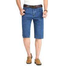 Классические джинсовые мужские шорты, летние, тонкие, хлопок,, повседневные, тянущиеся, пляжные, короткие штаны для мужчин, брендовые, обтягивающие, бермуды, короткие, мужские, s