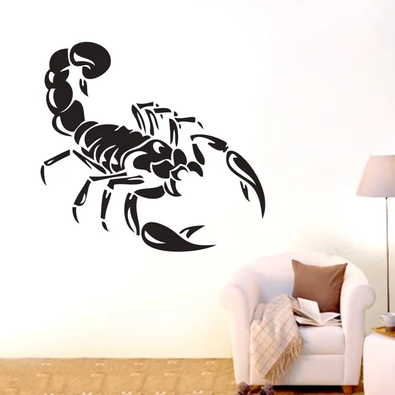 

ONE LARGE scorpion Wall Stickers Home Decal Removable Art BOYS Vinyl Decor DIY
