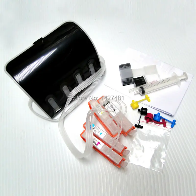 

4 color CISS for HP564 ink cartridge for Photosmart 7510 B8550 B5380 C6375 C6380 D5460 C510a C309a C309g with permanent chip