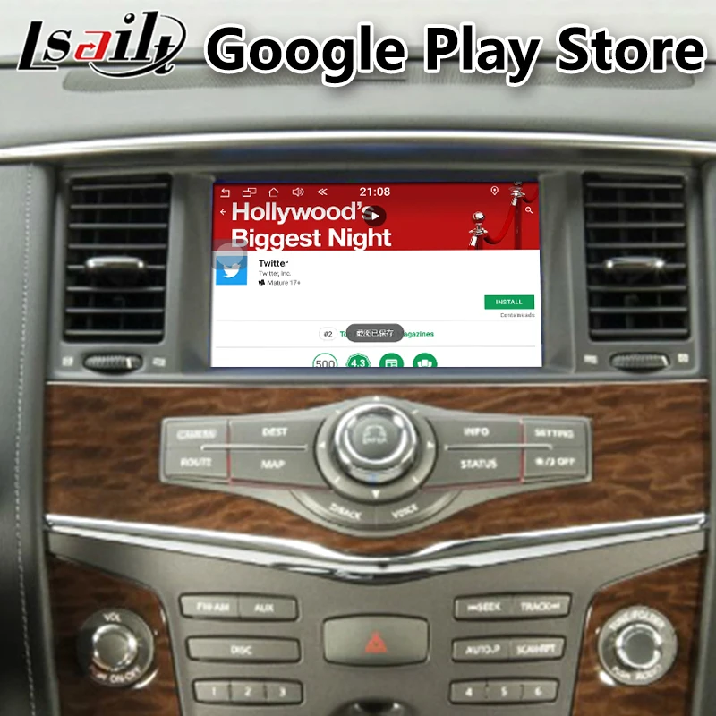 Android 6,0 видео Интерфейс для Nissan Patrol y62 Armada 2012- года, встроенный WI-FI Bluetooth Mirrorlink и gps навигации